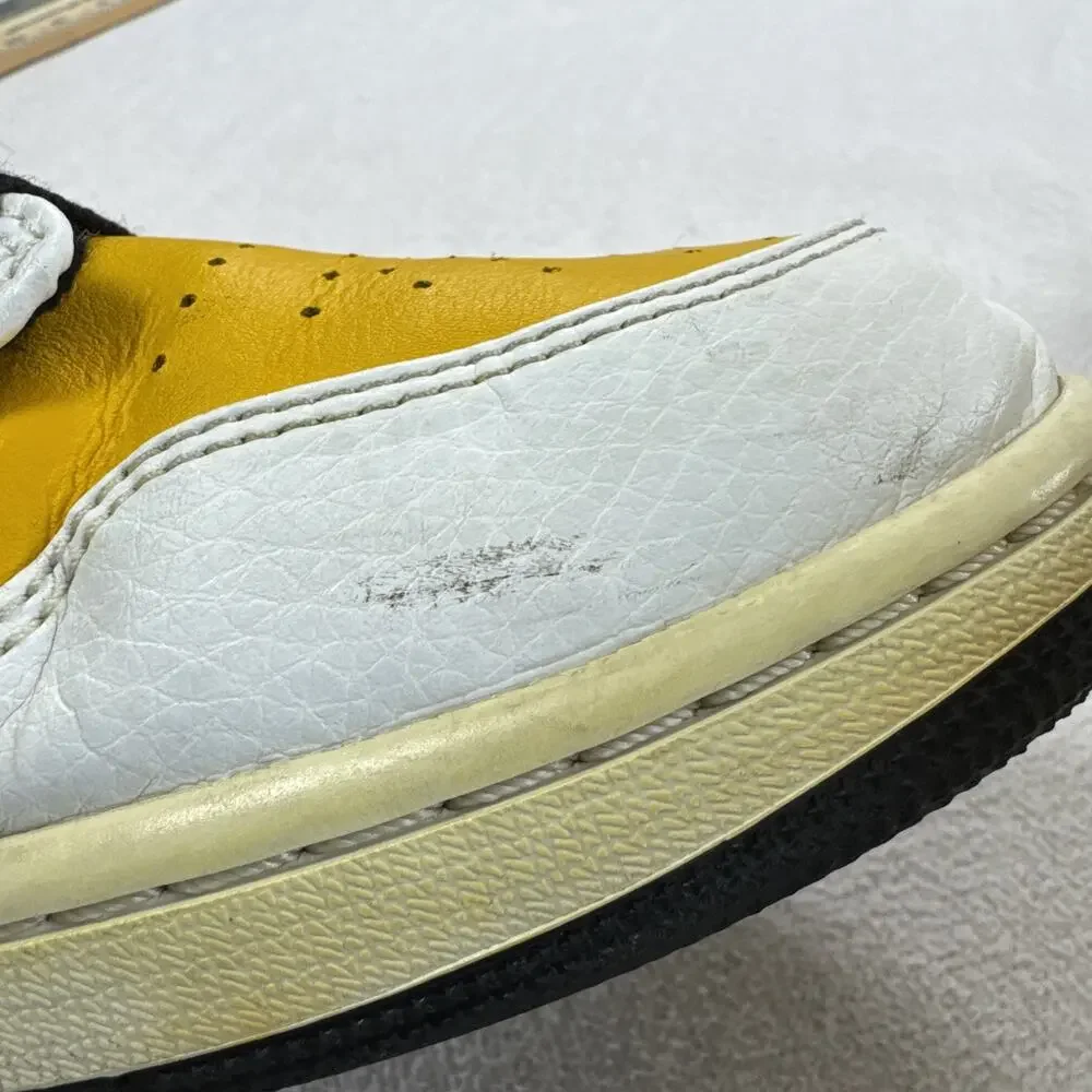 Air Jordan 1 Mid University Gold Size 13 Men’s Black Yellow Retro